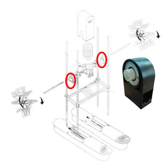 Energy Efficient Paddle Wheel Bearings (pair)