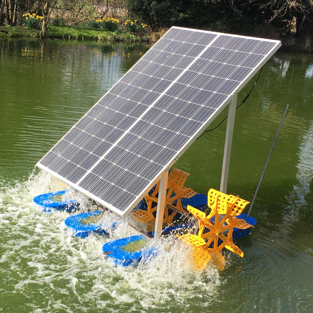 Fishkit Solar Paddle Wheel Aerator | Fishkit ltd