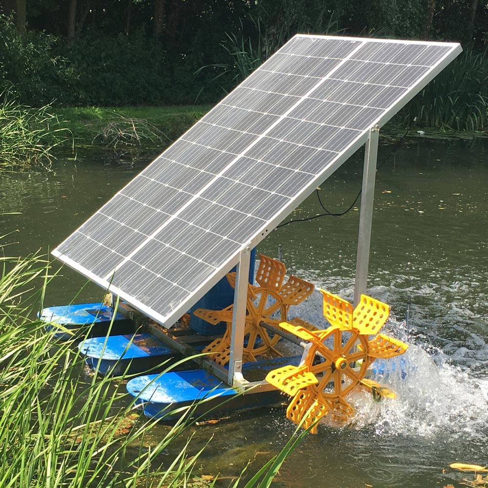 Solar Paddle Wheel Aerator | Fishkit ltd
